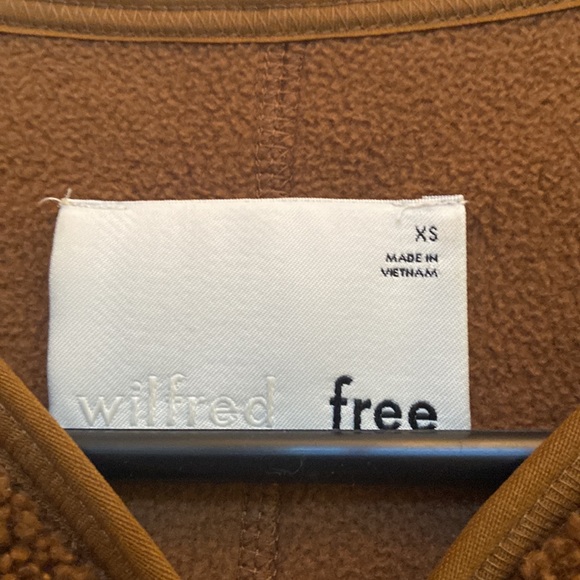 Wilfred Free Long Sherpa Liner Jacket-Brown - Picture 3 of 9